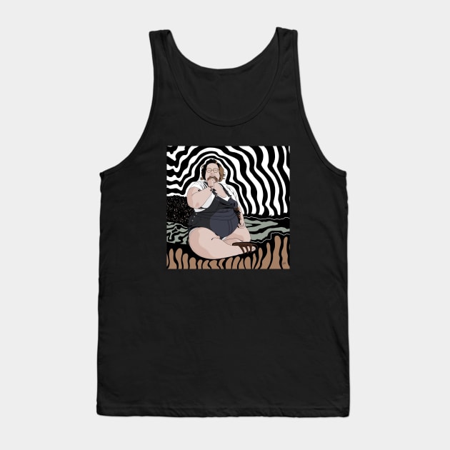 Woman Eating a Cookie Tank Top by Sequoia Ananda